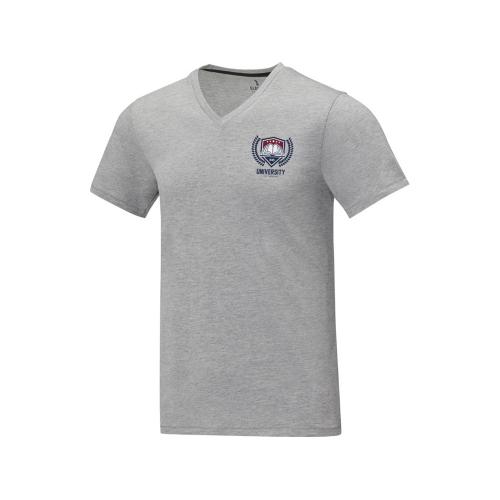 Somoto Мужская футболка с коротким рукавом и V-образным вырезом ; - купить именные сувениры в Воронеже