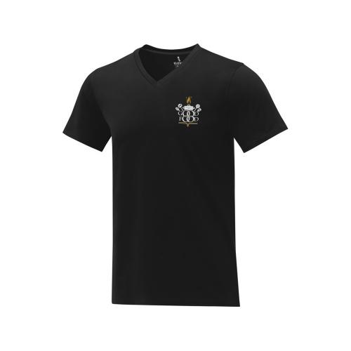 Somoto Мужская футболка с коротким рукавом и V-образным вырезом ; - купить именные сувениры в Воронеже