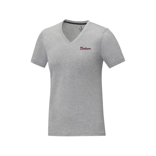 Somoto Женская футболка с коротким рукавом и V-образным вырезом ; - купить именные сувениры в Воронеже