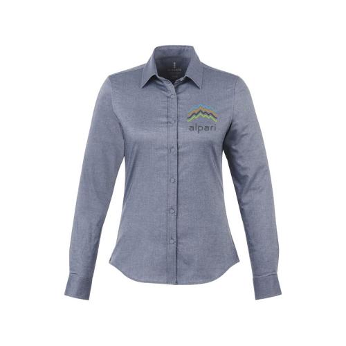 Женская рубашка с длинными рукавами Vaillant; - купить подарки с логотипом в Воронеже