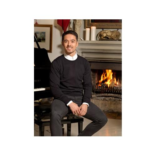 Мужской пуловер Merrit с круглым вырезом; - купить подарки с логотипом в Воронеже