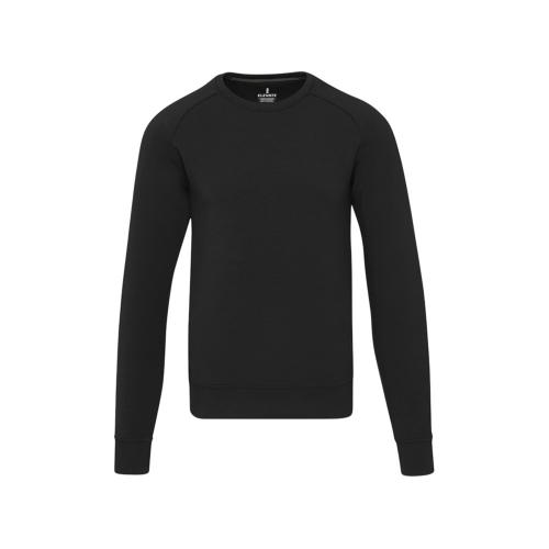 Yukon унисекс интерлок спортивный свитер с круглым вырезом - Сплошной черный; - купить необычные подарки в Воронеже