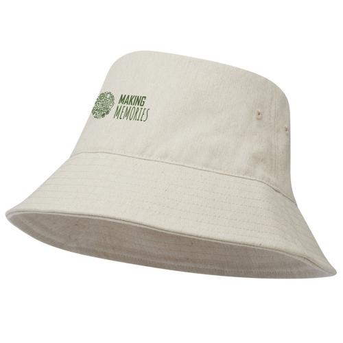 Панама Wicklow из переработанного материала - Oatmeal; - купить именные сувениры в Воронеже