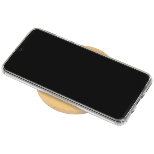 Беспроводное зарядное устройство из бамбука Cap; - купить необычные подарки в Воронеже