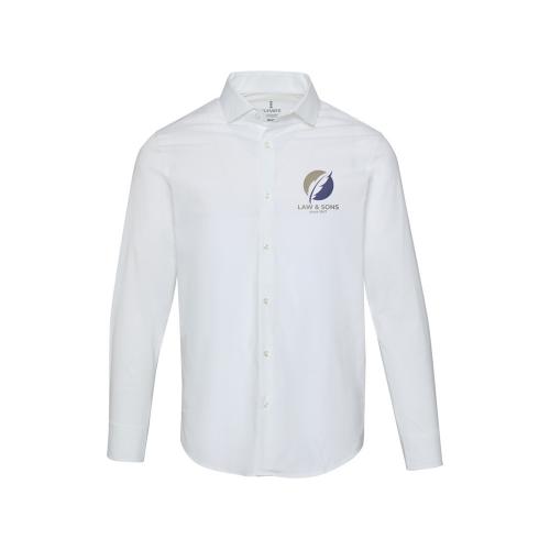 Carnelian мужская рубашка из поплина - Белый; - купить подарки с логотипом в Воронеже