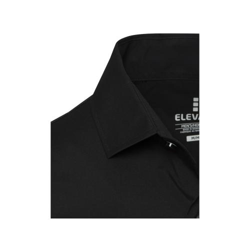 Carnelian мужская рубашка из поплина - сплошной черный; - купить именные сувениры в Воронеже