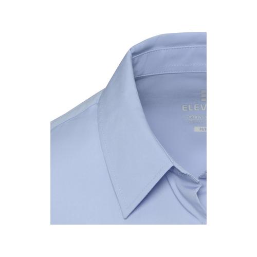 Carnelian женская рубашка из поплина - Голубой; - купить именные сувениры в Воронеже