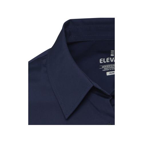 Carnelian женская рубашка из поплина - Navy Blue; - купить именные сувениры в Воронеже