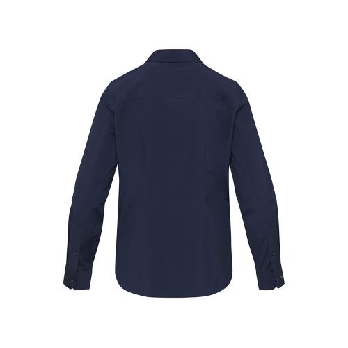 Carnelian женская рубашка из поплина - Navy Blue; - купить необычные сувениры в Воронеже