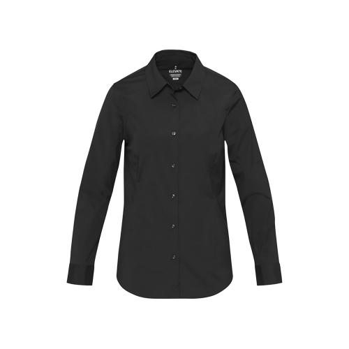 Carnelian женская рубашка из поплина - сплошной черный; - купить необычные подарки в Воронеже