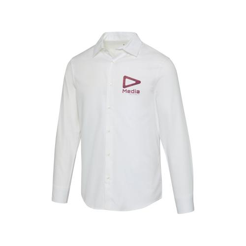 Citrine мужская рубашка из твила - Белый; - купить подарки с логотипом в Воронеже