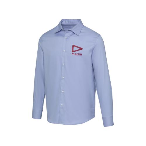 Citrine мужская рубашка из твила - Светло-синий; - купить подарки с логотипом в Воронеже