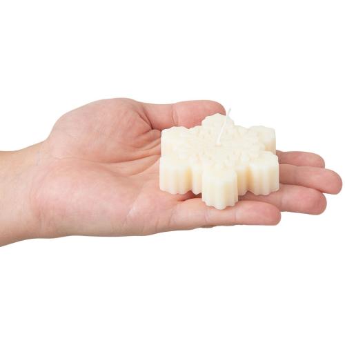 Свеча Снежинка; - купить подарки с логотипом в Воронеже