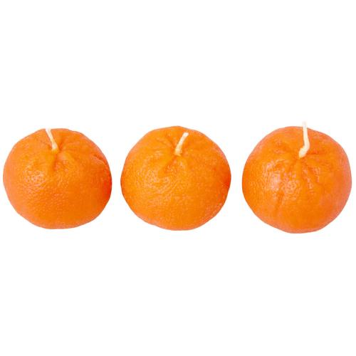 Набор свечей Мандарины в сетке; - купить необычные подарки в Воронеже