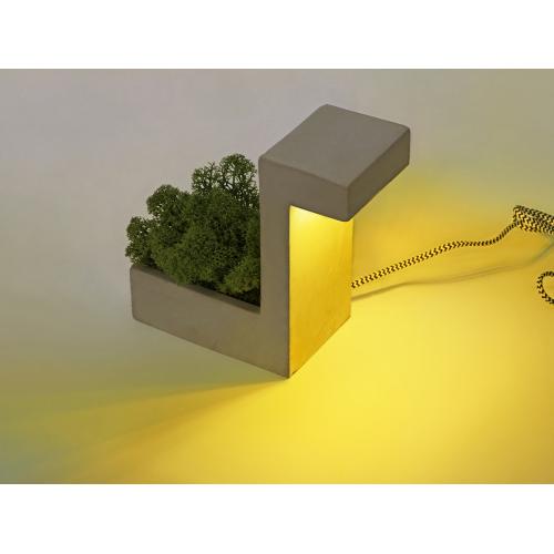 Настольная лампа из бетона Blok Lamp; - купить необычные сувениры в Воронеже