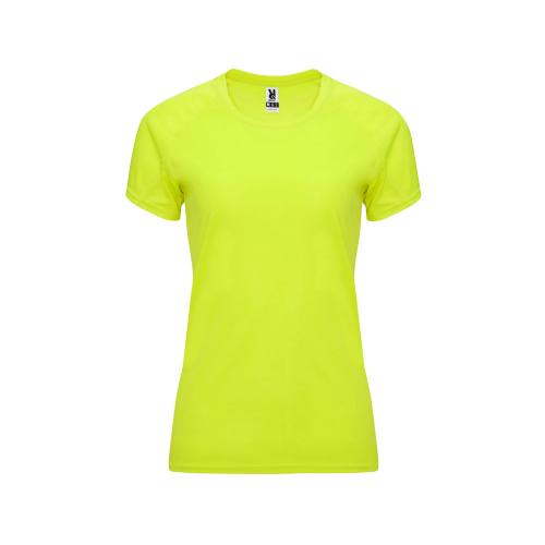 Футболка Bahrain женская, неоновый желтый