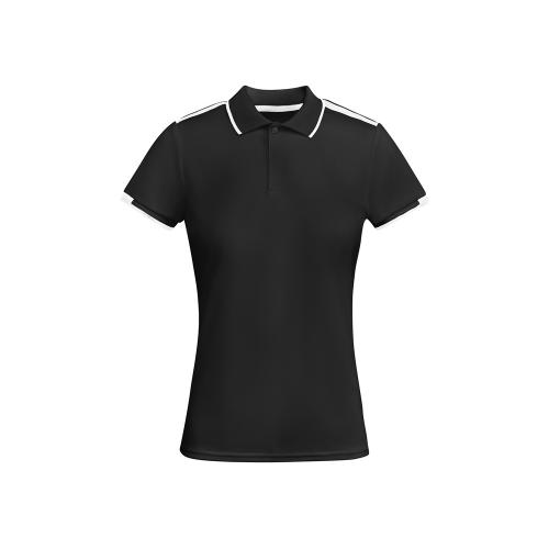 Рубашка-поло Tamil женская, черный/белый