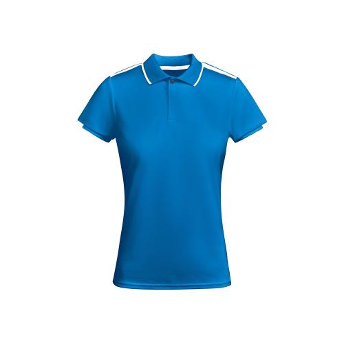 Рубашка-поло Tamil женская, королевский синий/белый