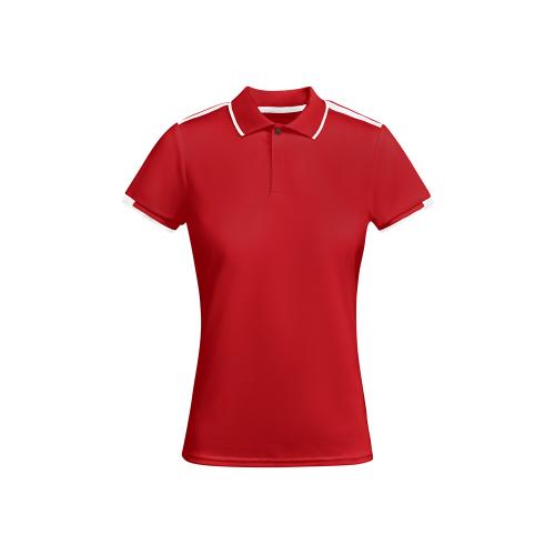 Рубашка-поло Tamil женская, красный/белый