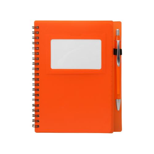 Блокнот Контакт с ручкой; - купить именные сувениры в Воронеже