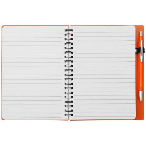 Блокнот Контакт с ручкой; - купить подарки с логотипом в Воронеже