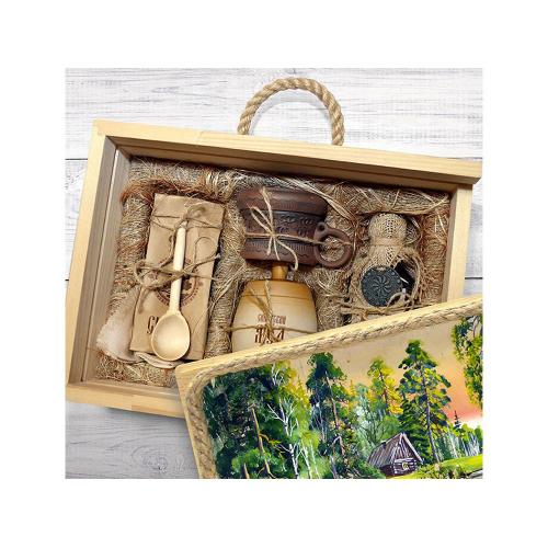 Подарочный набор Лесная пасека; - купить подарки с логотипом в Воронеже