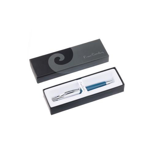 Ручка шариковая Pierre Cardin EASY. Цвет - серо-голубой. Упаковка Е-2; - купить необычные сувениры в Воронеже