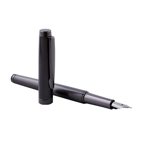 Ручка перьевая Pierre Cardin SHINE. Цвет - антрацит; - купить необычные подарки в Воронеже