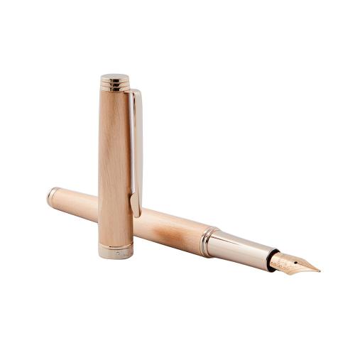 Ручка перьевая Pierre Cardin SHINE. Цвет - золотистый. Упаковка B-1; - купить необычные подарки в Воронеже