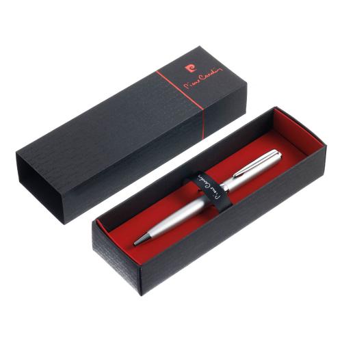 Ручка шариковая Pierre Cardin EASY. Цвет - серебристый. Упаковка Е; - купить именные сувениры в Воронеже