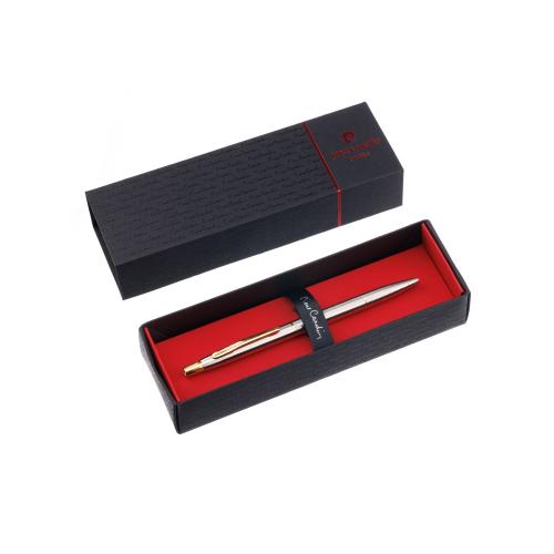 Ручка шариковая Pierre Cardin GAMME. Цвет - серебристый. Упаковка Е; - купить подарки с логотипом в Воронеже