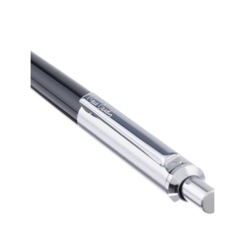 Ручка шариковая Pierre Cardin EASY. Цвет - черный и серебристый. Упаковка Е; - купить именные сувениры в Воронеже