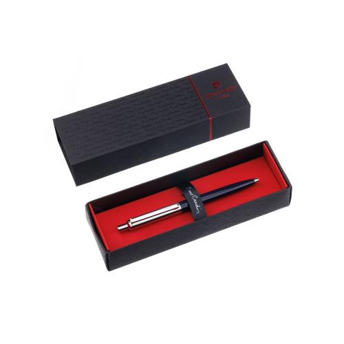 Ручка шариковая Pierre Cardin EASY. Цвет - синий и серебристый. Упаковка Е; - купить подарки с логотипом в Воронеже