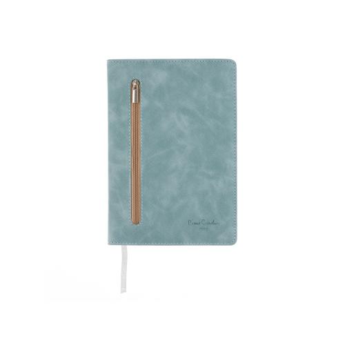 Записная книжка Pierre Cardin голубая, 14 х 20,5 см