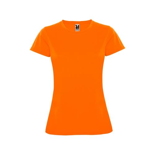 Футболка спортивная женская Montecarlo, неоновый оранжевый