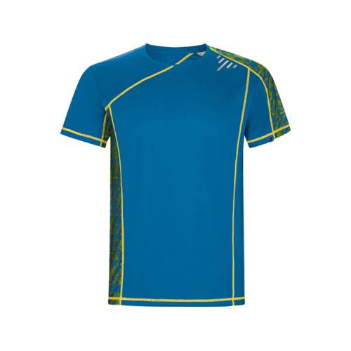 Спортивная футболка Sochi мужская, принтованный королевский синий