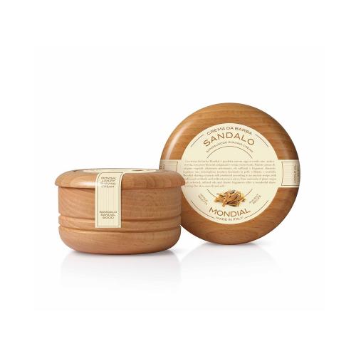 Крем для бритья Mondial SANDALO с ароматом сандалового дерева, деревянная чаша; - купить бизнесс-сувениры в Воронеже