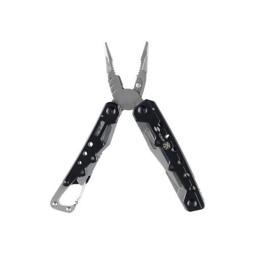 Мультитул Stinger, 105x40 мм, 12 функций, сталь, чёрно-серебристый; - купить необычные сувениры в Воронеже