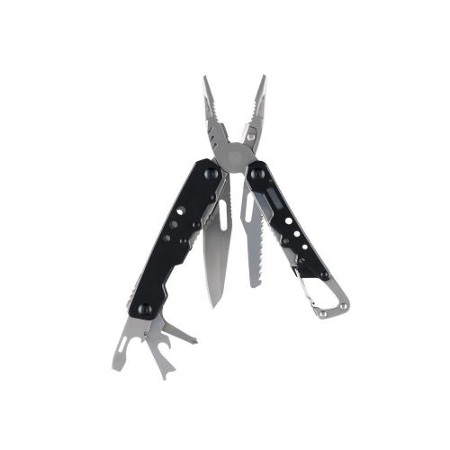 Мультитул Stinger, 105x40 мм, 12 функций, сталь, чёрно-серебристый; - купить необычные подарки в Воронеже