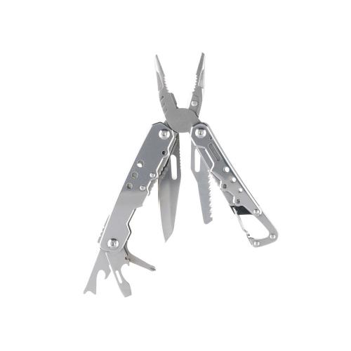Мультитул Stinger, 105x40 мм, 12 функций, сталь, серебристый; - купить необычные подарки в Воронеже