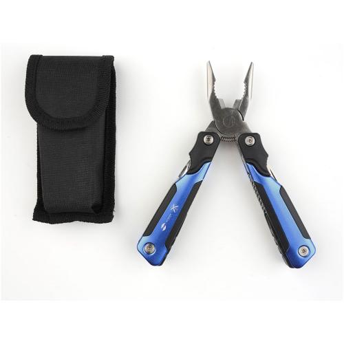 Мультитул Stinger, 104x45 мм, 15 функций, сталь/пластик, сине-чёрный; - купить именные сувениры в Воронеже