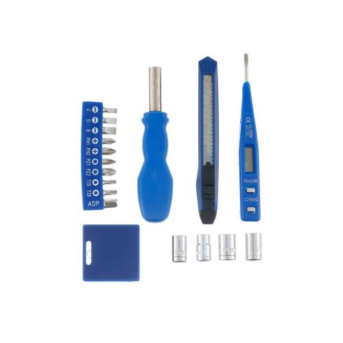 Набор инструментов Stinger, 18 инструментов, в пластиковом кейсе, 215x130x30 мм; - купить подарки с логотипом в Воронеже