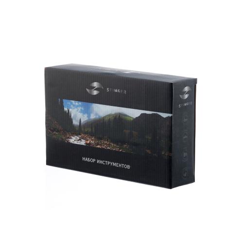 Набор инструментов Stinger, 13 инструментов, в пластиковом кейсе, 245х160x55 мм; - купить подарки с логотипом в Воронеже