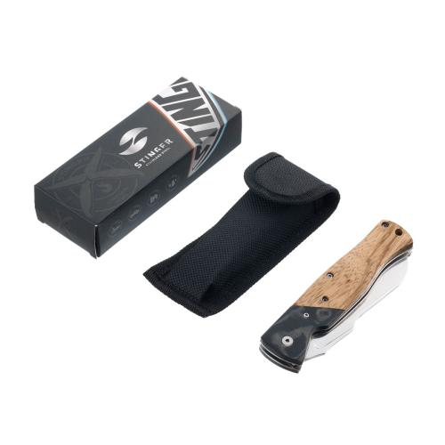 Нож складной Stinger, 105 мм ; - купить подарки с логотипом в Воронеже