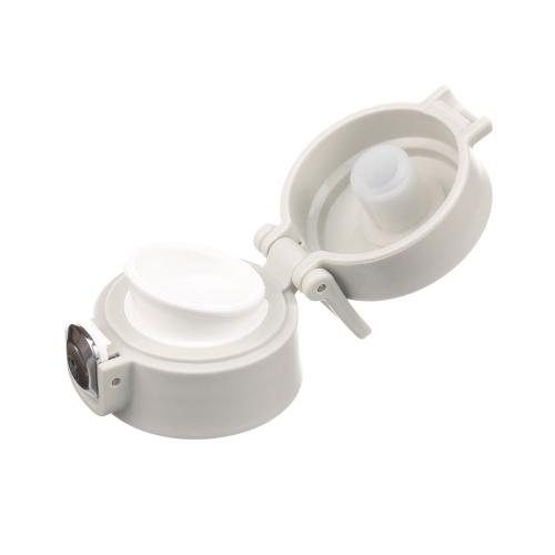 Термокружка Stinger, 0,42 л, сталь/пластик/силикон, белый, 6,5 x 7,5 x 21; - купить необычные сувениры в Воронеже