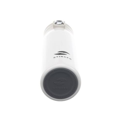 Термокружка Stinger, 0,42 л, сталь/пластик/силикон, белый, 6,5 x 7,5 x 21; - купить необычные подарки в Воронеже