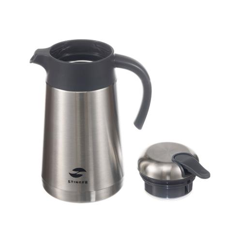 Термокофейник Stinger, 1,6 л, нержавеющая сталь, серебристый, 18 x 13,6 x 25; - купить необычные сувениры в Воронеже