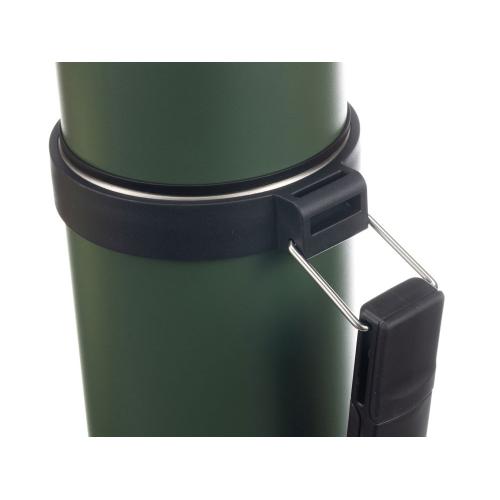 Термос Stinger, 1,2 л, широкий с ручкой, нержавеющая сталь, зелёный, 12,4 х 10,2 х 31; - купить именные сувениры в Воронеже