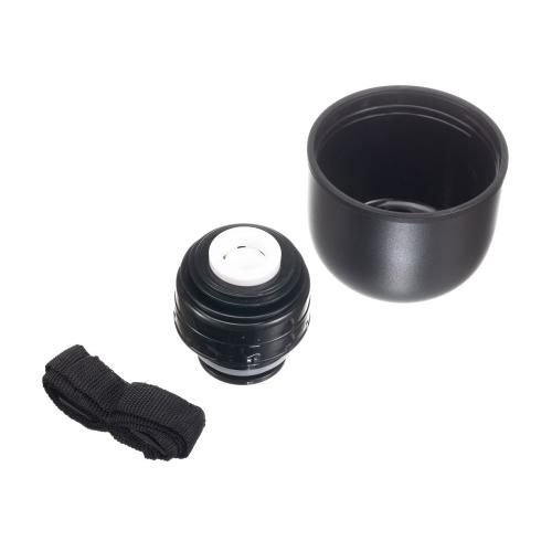 Термос Stinger, 1,2 л, широкий с ручкой, нержавеющая сталь, чёрный, 12,4 х 10,2 х 31; - купить необычные подарки в Воронеже