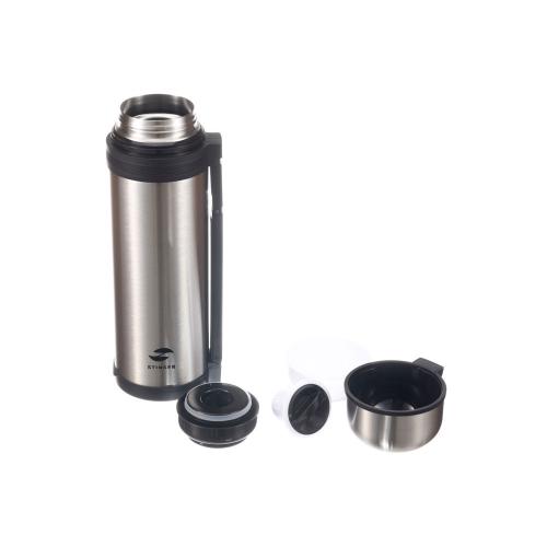 Термос Stinger, 1,8 л, широкий с ручкой, нержавеющая сталь, серебристый, 12,2 х 10,9 х 35; - купить необычные сувениры в Воронеже